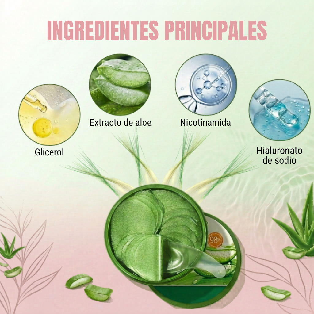 Aqua - Mascarilla de Ojos Aloe Vera